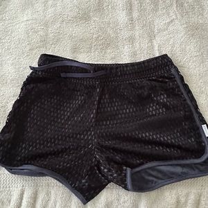 Large black athletic shorts